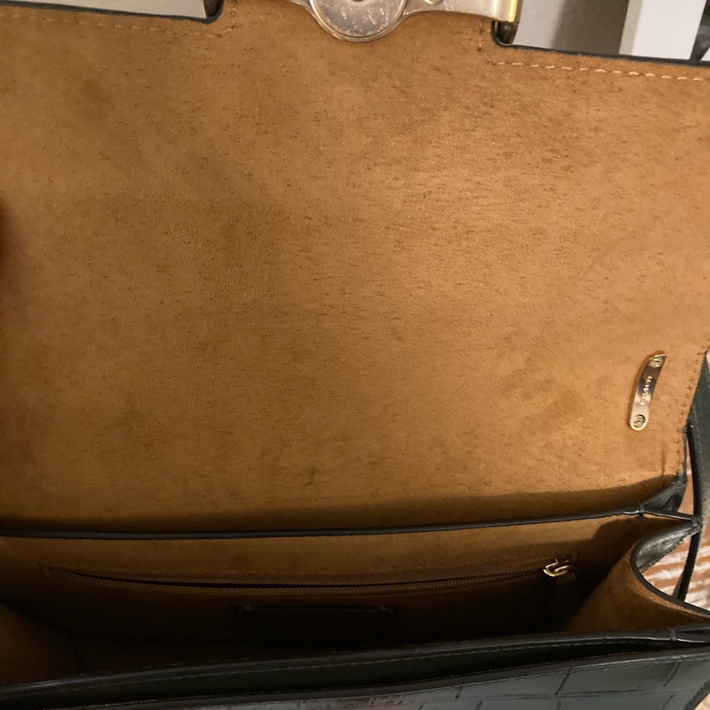 Coach deep green  Crocodile-Embossed crossbody bag “Morgan” - Picture 7 of 15